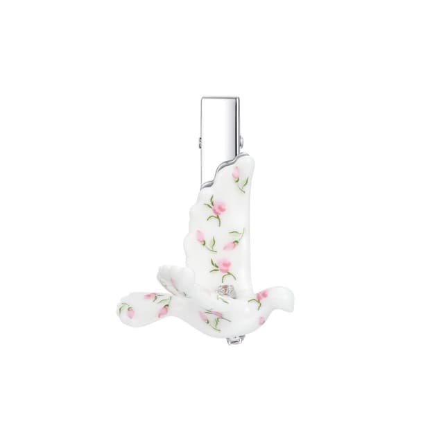 YVMIN 슈슈통 플라워 비둘기 헤어핀/브로치