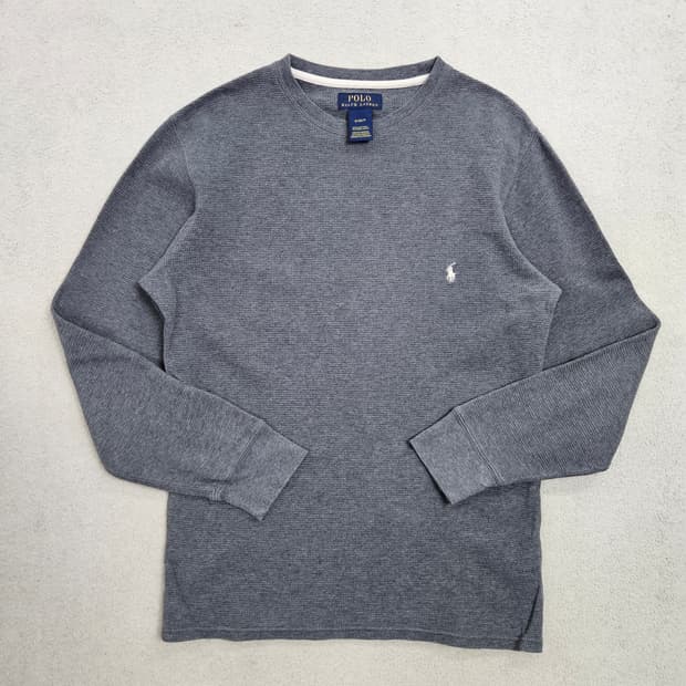 폴로 랄프 로렌 와플 롱슬리브 S