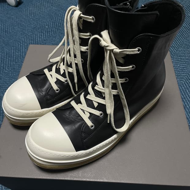 [43] 릭오웬스 25FW 라몬즈 하이 크레페솔