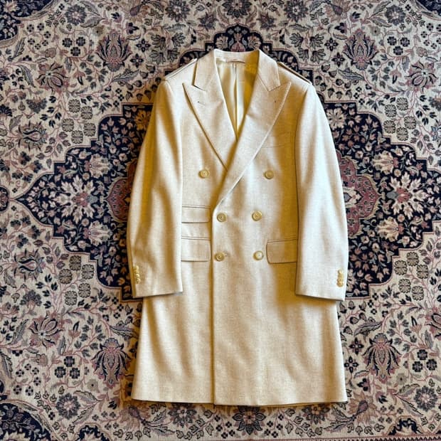 사르토리아 밀라네제 더블 브레스티드 코트 100