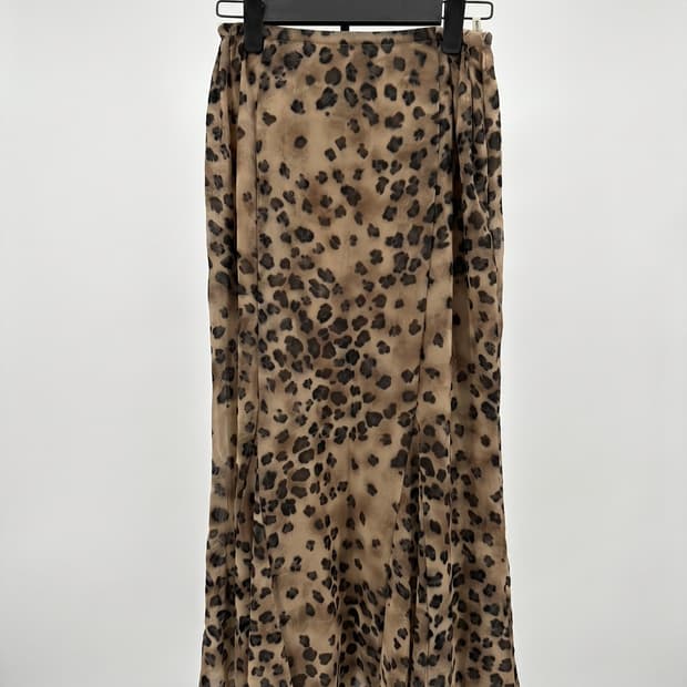 크리스찬오자르 호피무늬 레오파드 치마