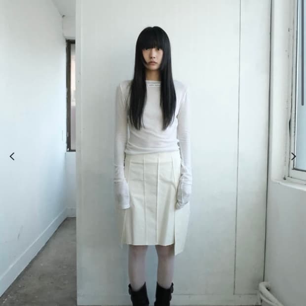 Soonji wing skirt in ivory