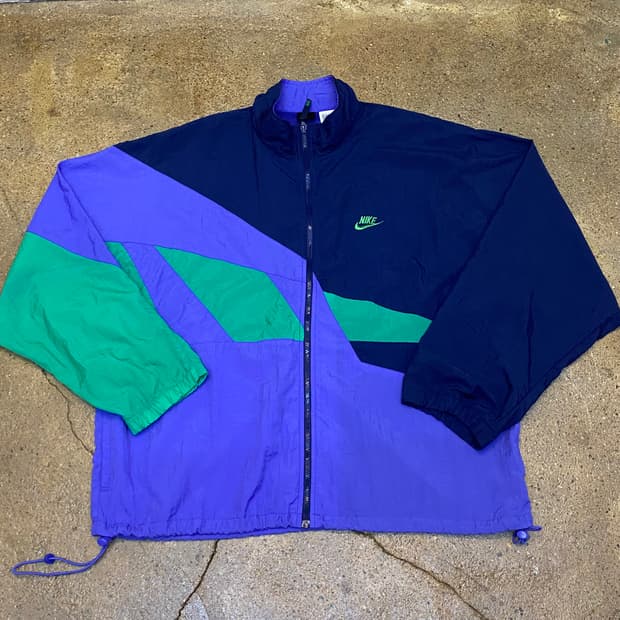 레어 90s 미국 빈티지 나이키 경량 바람막이
