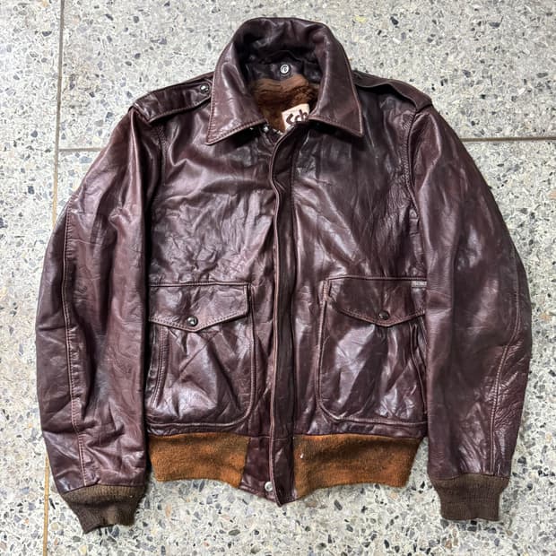 [M~L] 80s Schott 쇼트 G-1 레더 자켓