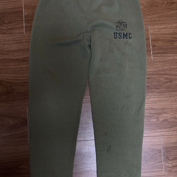 90s 오리지날 soffe USMC 미군 해병대 pt 빈티지 스웻팬츠