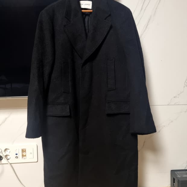 ✅ OUR LEGACY Cillium Wool Black Coat