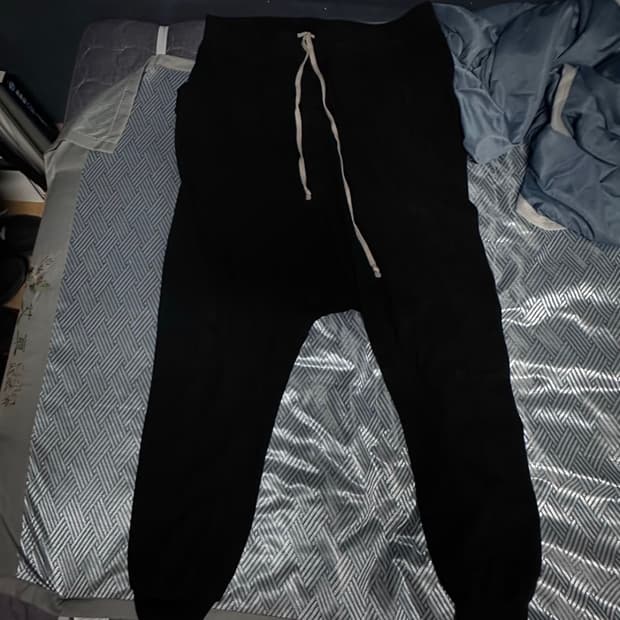 릭오웬스 드로우스트링 배기조거팬츠