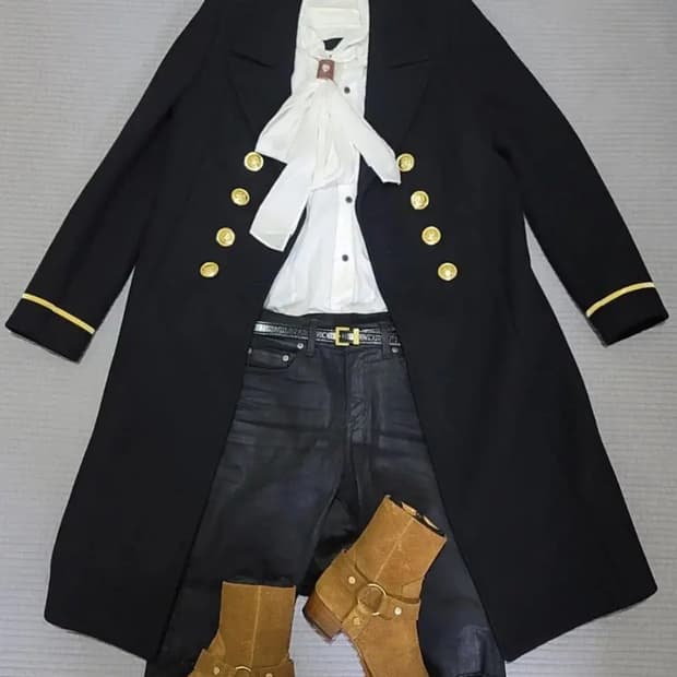 Saint Laurent FW16 팔리디움 밀리터리 코트