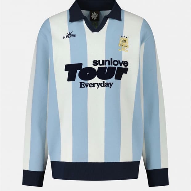 Sunlove Club knit polo Sky Blue