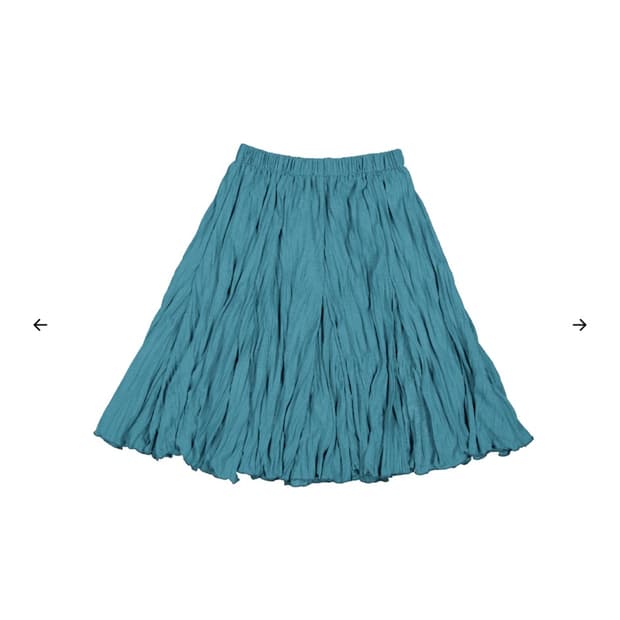 쿠키시 Wave Crinkled Gored Skirt 치마