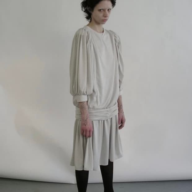 eonts 에옹쓰 Art Nourveau Dress - 세이지그린