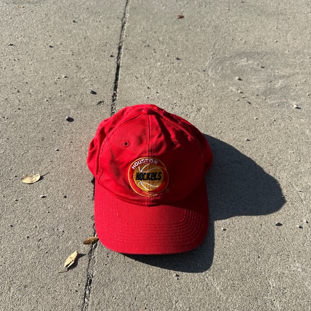 vintage 90's nba houston rockets cap