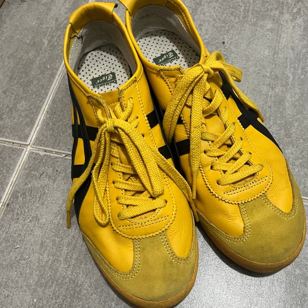 (인기제품) 오니츠카 타이거 멕시코 66 옐로우 블랙 275