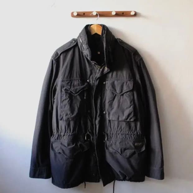 폴로 가먼트 다이드 필드자켓 (외피+내피) M 사이즈 야상