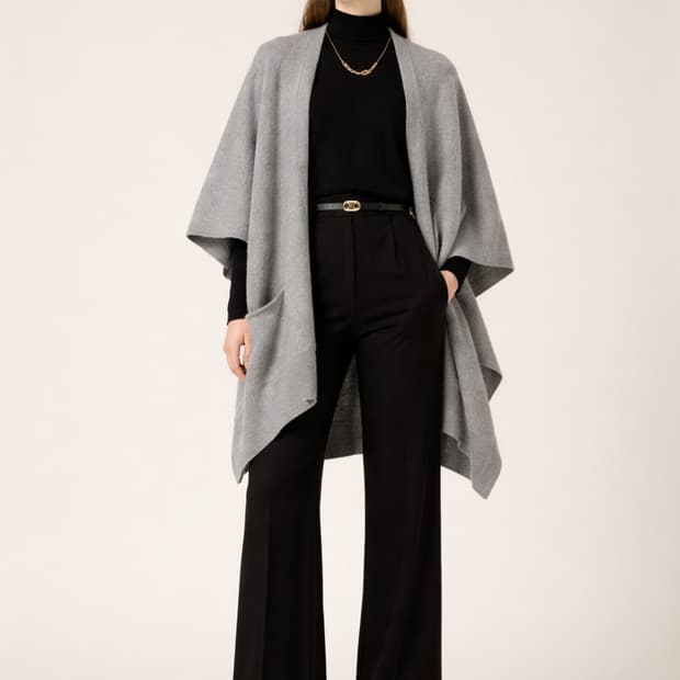 (1회착용)모조에스핀 캐시미어울 숄