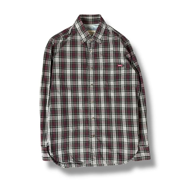 헨리코튼 78 포켓 자수로고 체크 셔츠 95