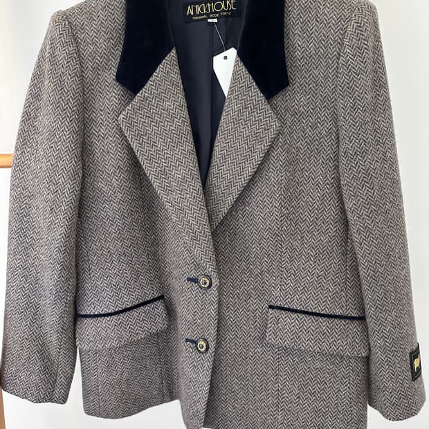 헤링본 울 자켓(일본 빈티지)