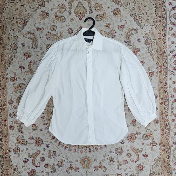 랄프로렌 여성 화이트 퍼프 블라우스 6