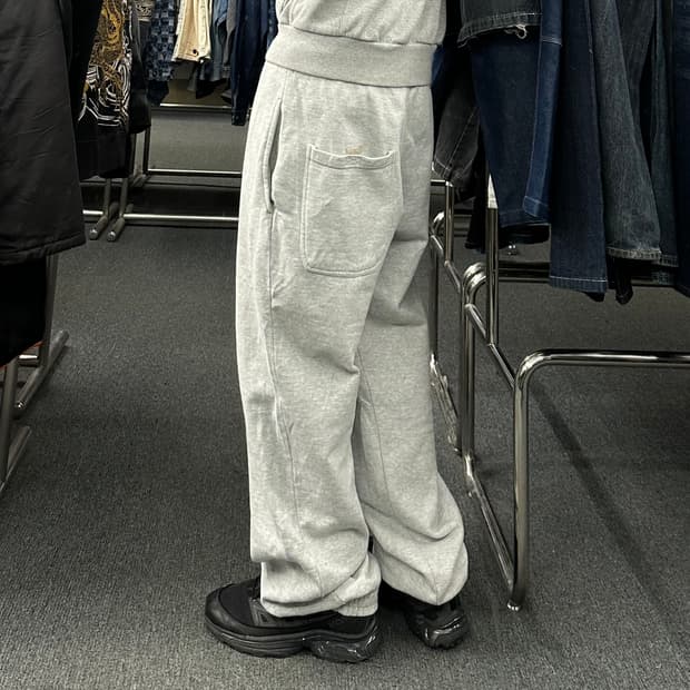 L)SOUTHPOLE vintage 그레이 밴딩 스웻팬츠