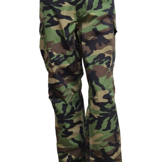 국군 구형 후기형 얼룩무늬 동계 전투복 바지 팬츠 하의 (XL)