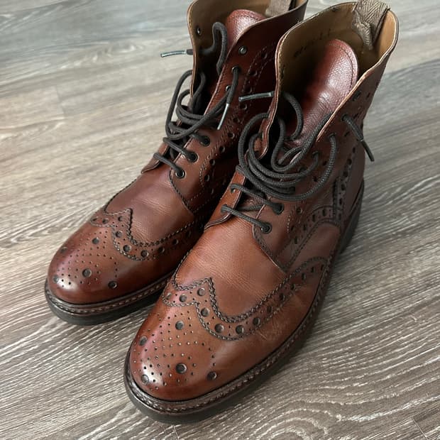 Grenson Fred 코맨더 솔 uk8 / 42 브라운 부츠