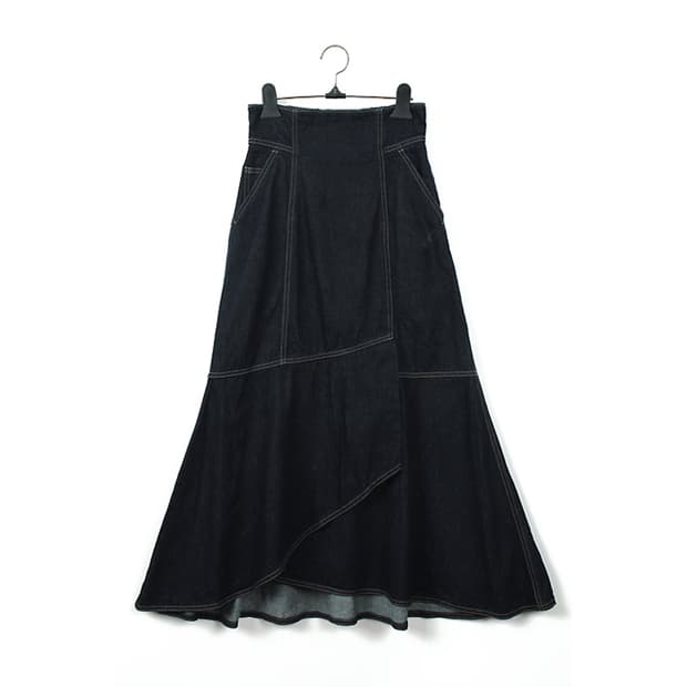 FREES MART 데님롱스커트(XS) 