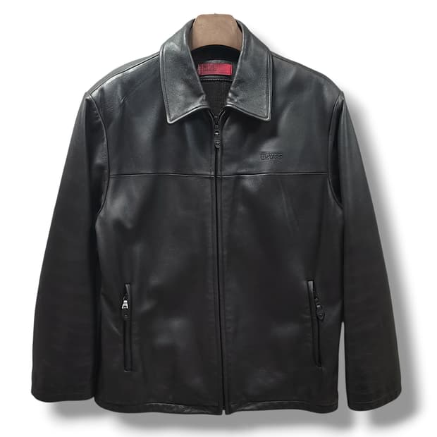 [L/100] 리바이스 브라운 레드탭 소가죽 자켓