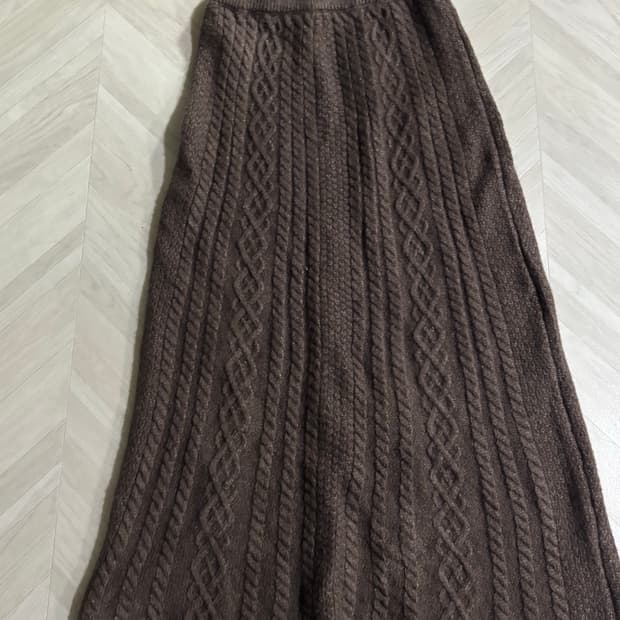 모리걸st 니트 빈티지 롱 스커트