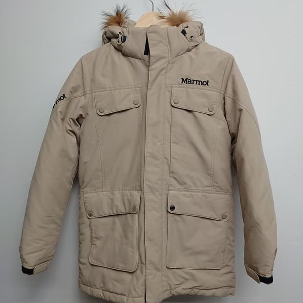 마모트 퍼 후드 다운 자켓 85