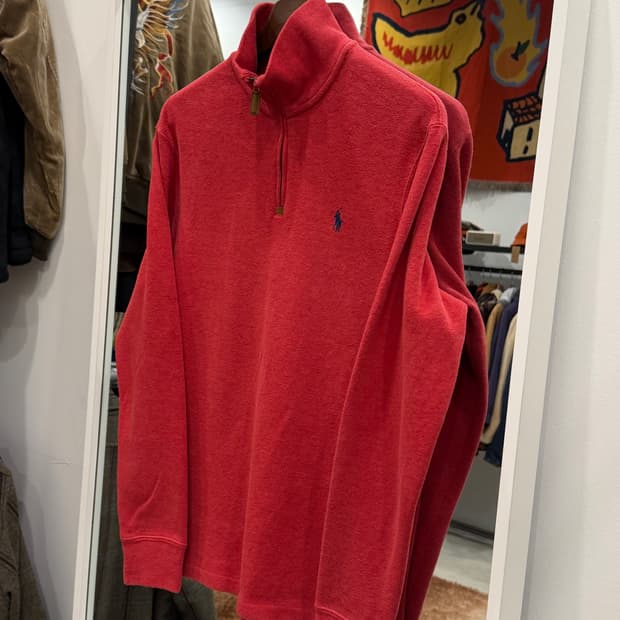 Polo ralph lauren 폴로 랄프로렌 하프넥 쿼터 집업 니트