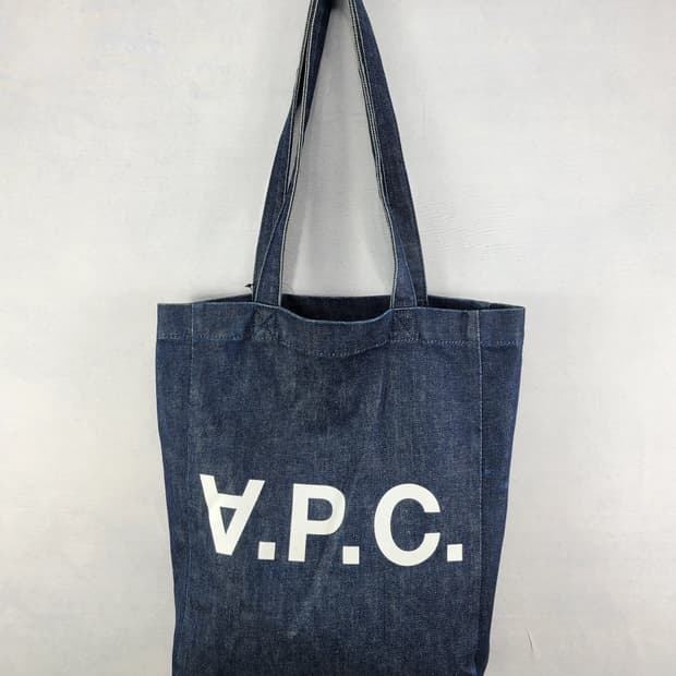 A.P.C. 토트백 데님 숄더백