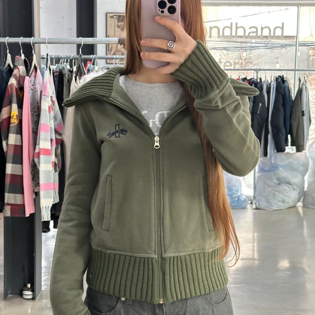 퓨마 OG Rudolf Dassler 하이넥 코튼골지집업