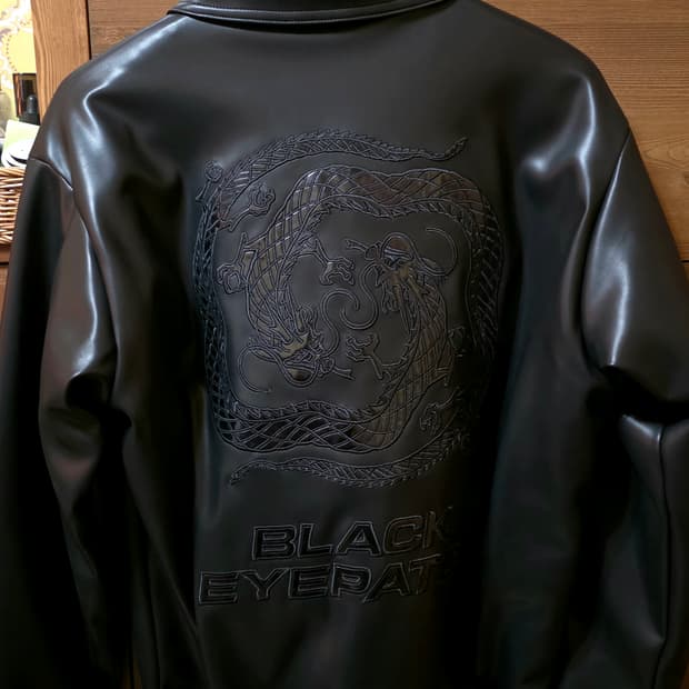 블랙아이패치 가죽자켓