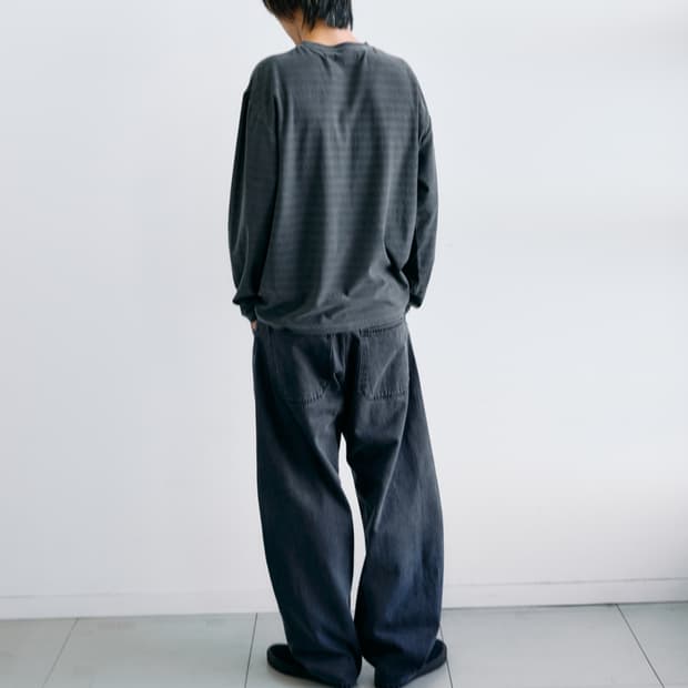 해칭룸 커브드진 워시드 블랙 2사이즈