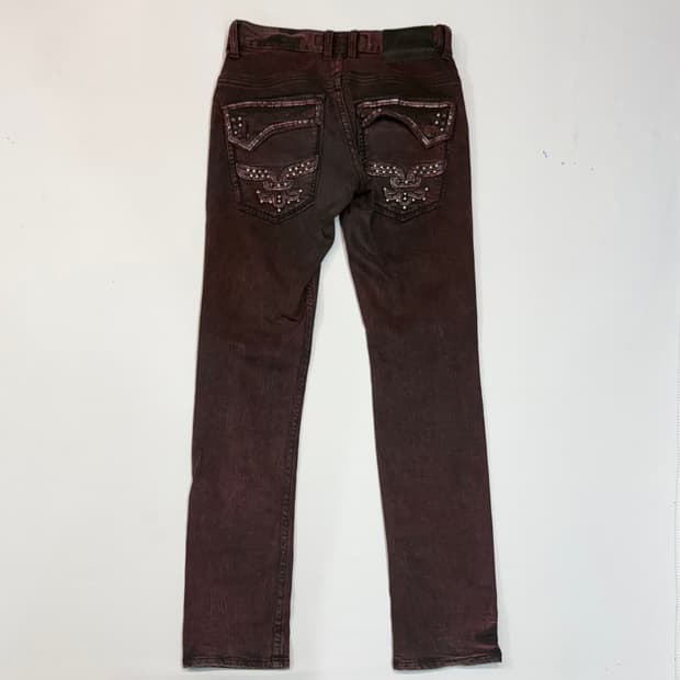 클라우드 72 펑크 버건디 데님 (30)