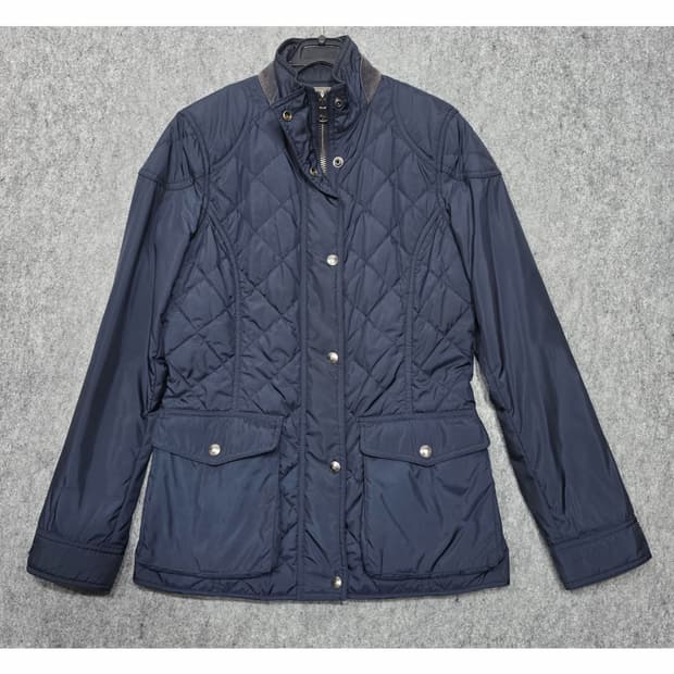 폴로 랄프로렌 다이아몬드 퀼팅 자켓 여성 S 네이비