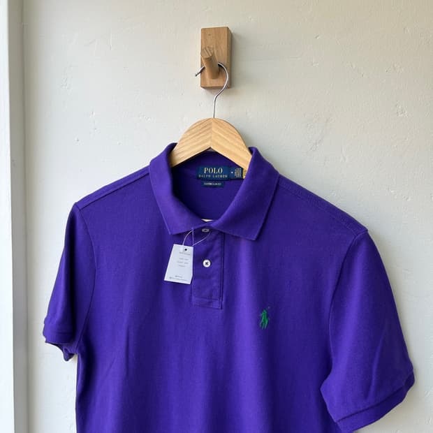 16551 - 폴로 랄프로렌 퍼플 반팔 카라티