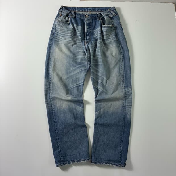 Levi's  리바이스 레드탭 501 워싱 데님팬츠