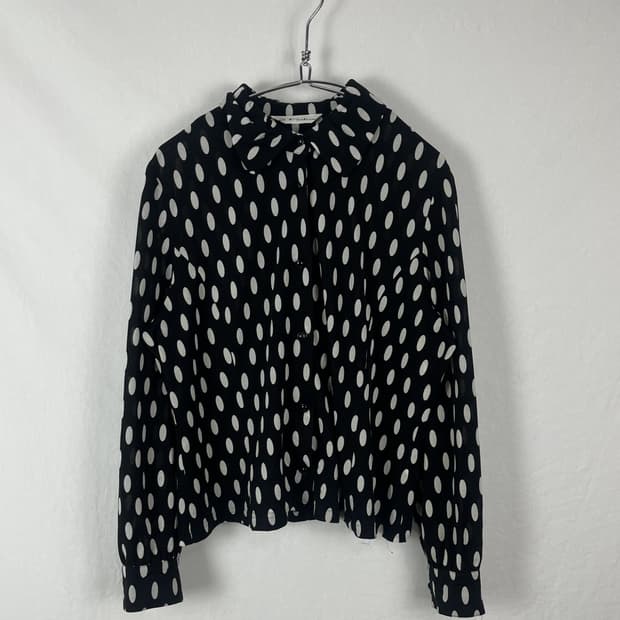 Vintage 도트 셔츠 