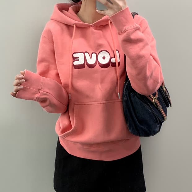 산드로 러브 후드티 