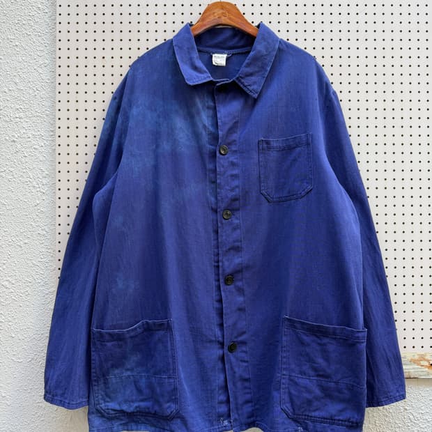 OLD VINTAGE FADED WASHED 빈티지 프렌치워크자켓