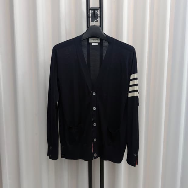 [4] 톰브라운 메리노 울 가디건 네이비