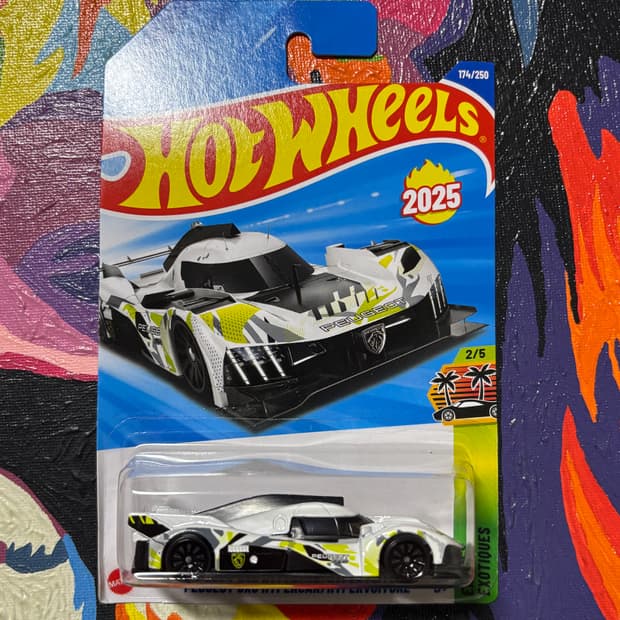 미개봉) 푸조 하이퍼카 다이캐스트 핫휠 인테리어 소품