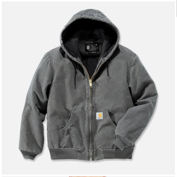 칼하트 j140 덕 액티브 자켓 그레이블 색