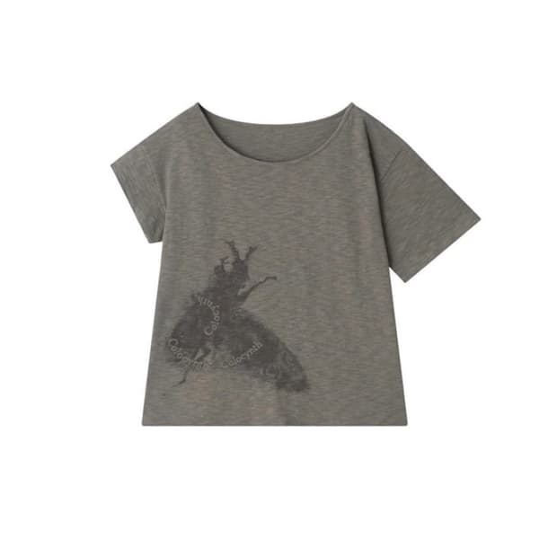 콜로신스 비틀 언발란스 티셔츠 다크 카키 beetle unbalance