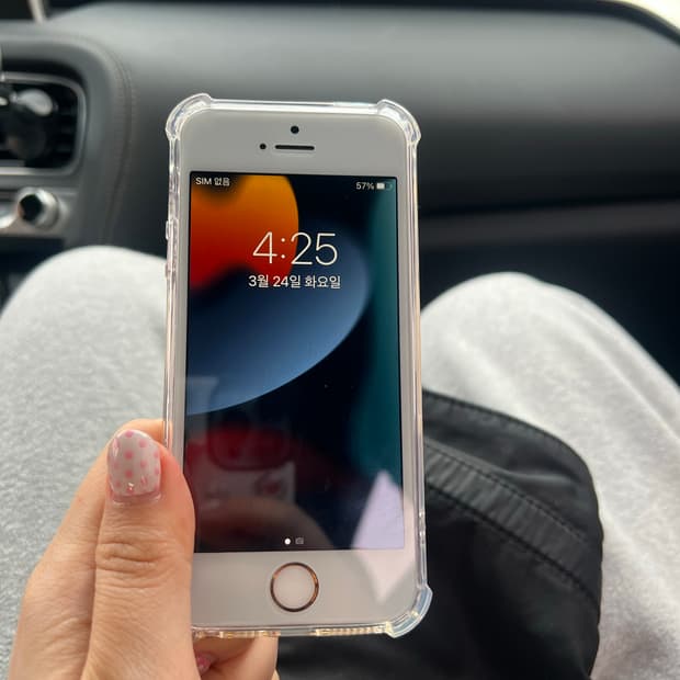 아이폰 se1 로즈골드 배터리100