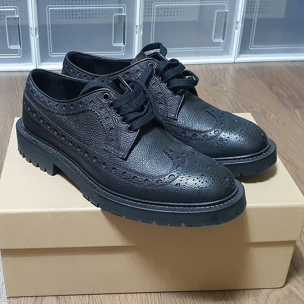 버버리 윙팁 더비 슈즈 41.5