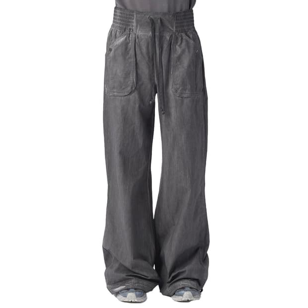 트러블드 워터스 바지 COLD DYED GREY