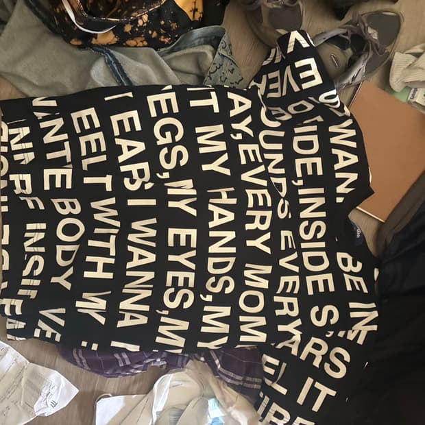 junya watanabe POEM tshirt