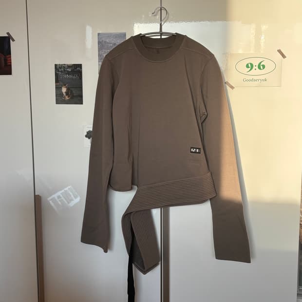 Rick Owens 다크쉐도우 크리치 맨투맨 